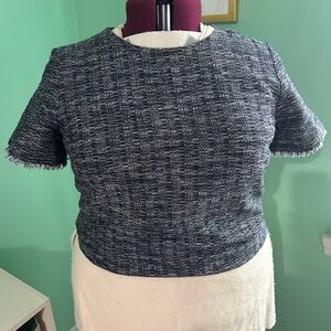 J. Crew Textured Shell Blouse